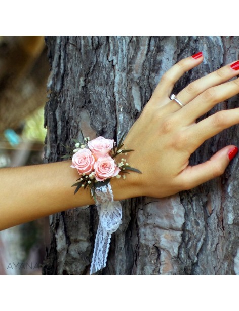 Bracelet fleurs eternelles romance