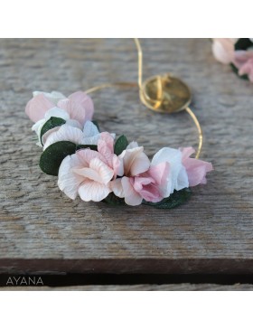 Boucles oreilles en fleurs elyna