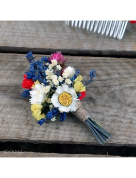 Boutonniere fleur creativite