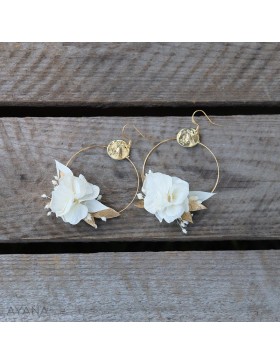 Boucles oreilles fleurs gwenaelle