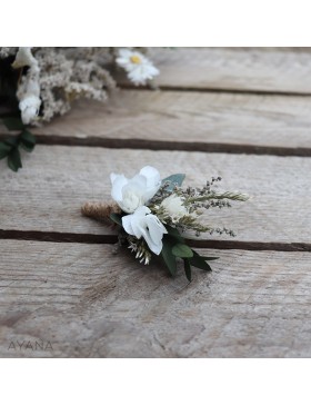 Boutonniere de fleurs fidelite