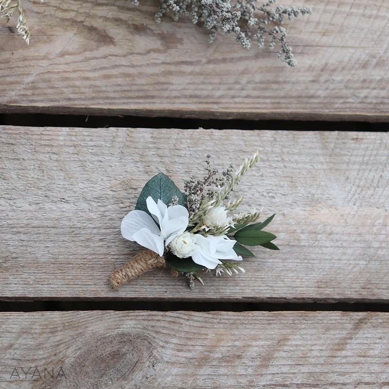 Boutonniere fleurs fidelite