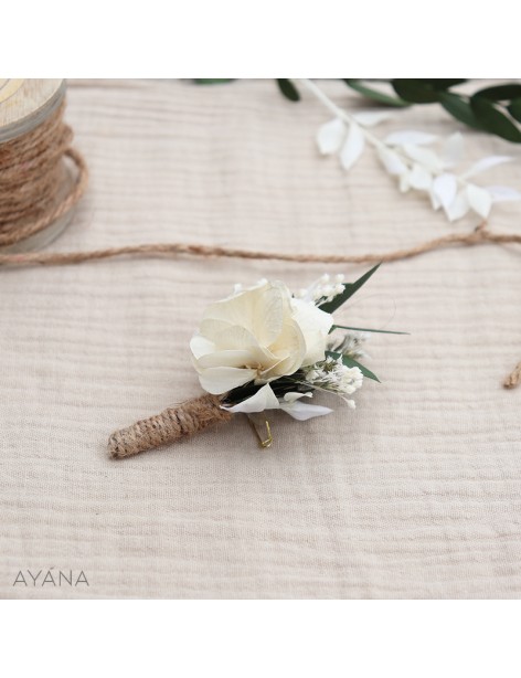 Boutonniere Merite fleurs