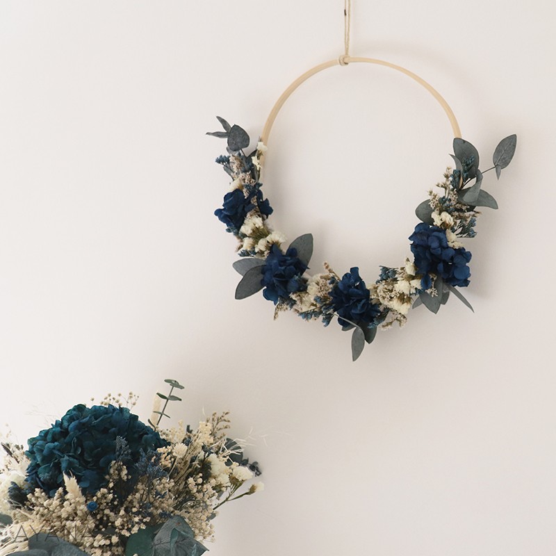 Couronne Classic blue en fleur