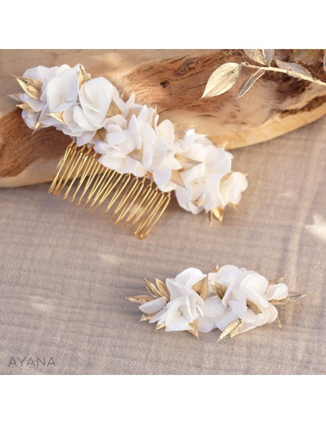 Boutonniere en fleurs eternelles Yaelle