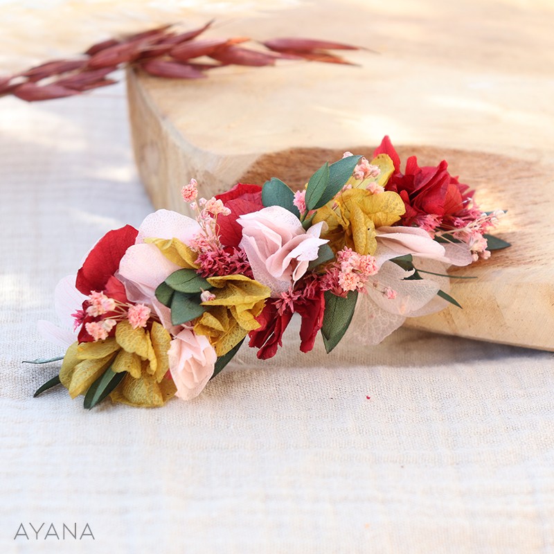 Barrette en fleur Bettie