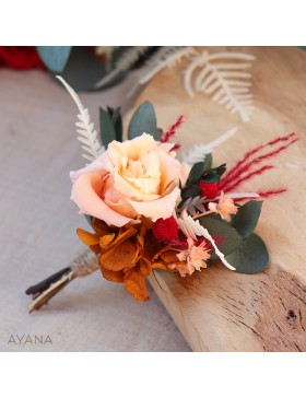 Boutonniere en fleurs vertige