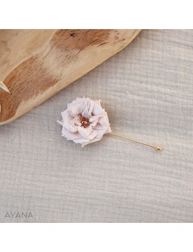 Broche fleurs eternelles ROSA