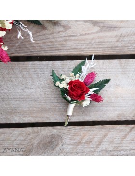 Boutonniere fleurs VINTAGE