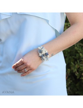 Bracelet de fleurs sechees OCEANE