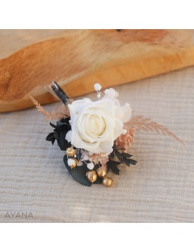 Boutonniere  de fleurs CANDEUR