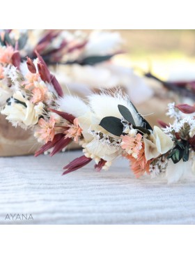 Couronne en fleurs ROSITA