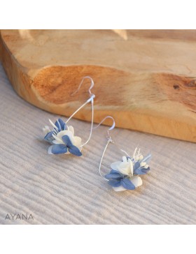 Boucles oreilles en fleurs SERENA