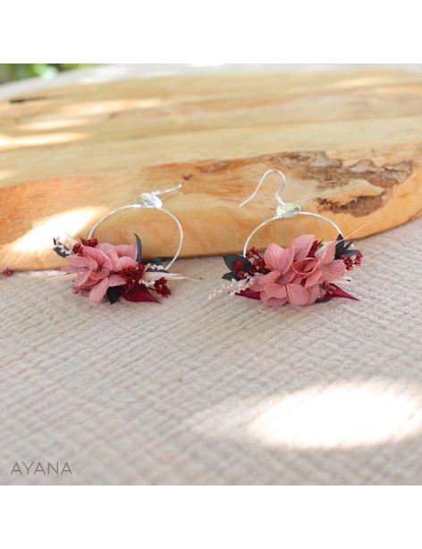 Boucles oreilles en fleurs GENA