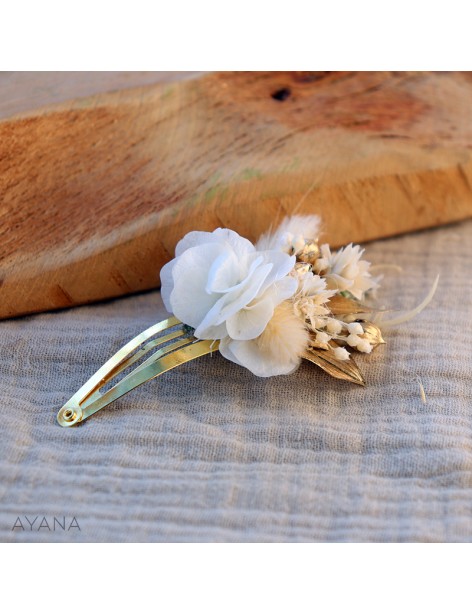 Barrette a cheveux fleurs ISABEL