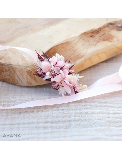 Bracelet en fleurs sechees Eleanor