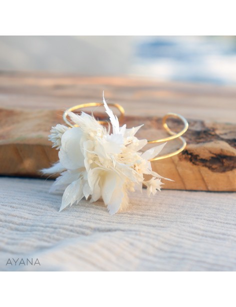 Bracelet en fleurs sechees OLWEN