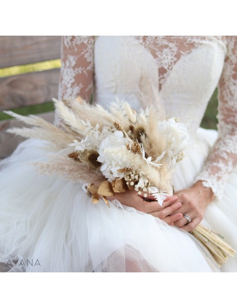 Bouquet en fleurs sechees VERSAILLES