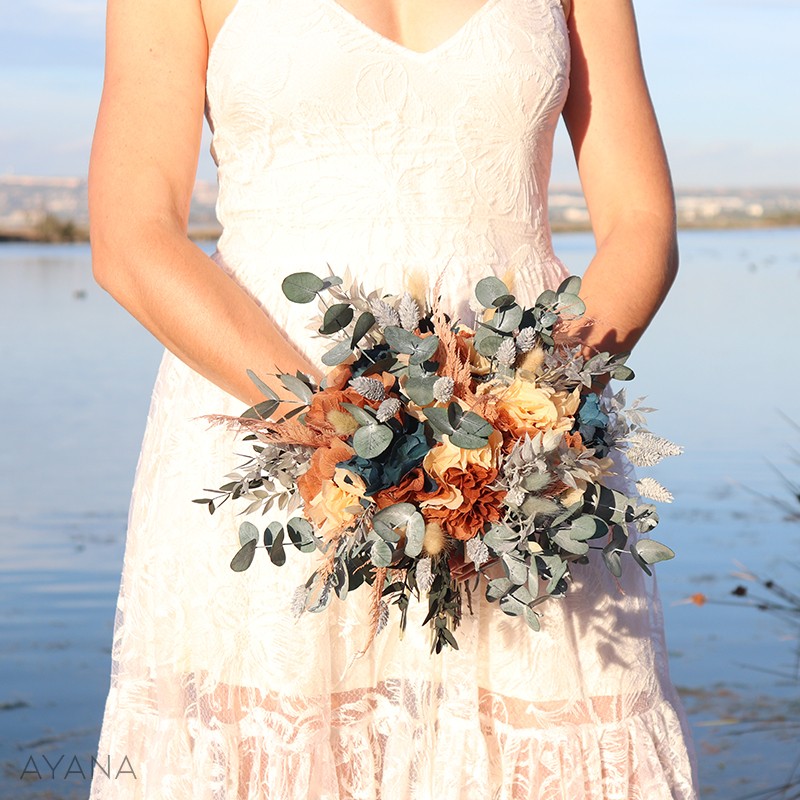 Bouquet en fleurs eternelles SEATTLE